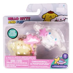 SANRIO -  CINNAMOROLL & POMPOMPURIN FIGURES -  HELLO KITTY AND FRIENDS 2