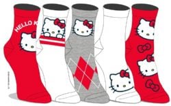 SANRIO -  HELLO KITTY 5 PACK CREW SOCKS