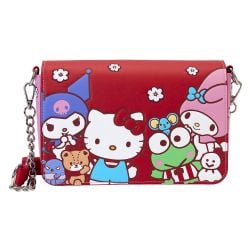 SANRIO -  HELLO KITTY & FRIENDS COLORBLOC CROSSBODY BAG -  LOUNGEFLY