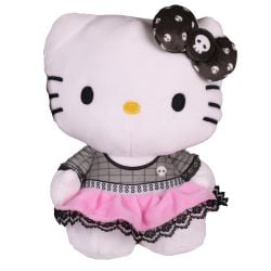 SANRIO -  HELLO KITTY (GREY & PINK) PLUSH (8