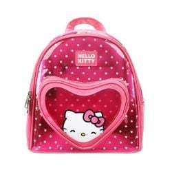 SANRIO -  HELLO KITTY PEEKABOO HEART CLEAR MINI BACKPACK