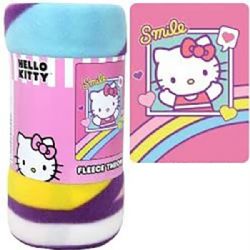 SANRIO -  HELLO KITTY PLUSH THROW BLANKET