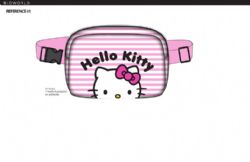 SANRIO -  HELLO KITTY STRIPES CROSS BODY BAG