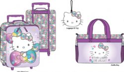 SANRIO -  HELLO KITTY - TRAVEL LUGGAGE 3 PIECE SET