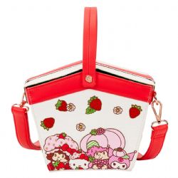 SANRIO -  HELLO KITTY X STRAWBERRY SHORTCAKE CROSSBODY BAG - STRWBERRY SCENTED -  LOUNGEFLY