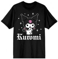 SANRIO -  KUROMI STANDING WITH STARS T-SHIRT (ADULT)