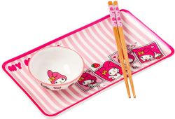 SANRIO -  MY MELODY 3-PIECE CERAMIC SUSHI SET