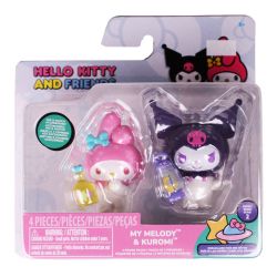 SANRIO -  MY MELODY & KUROMI FIGURES -  HELLO KITTY AND FRIENDS 2