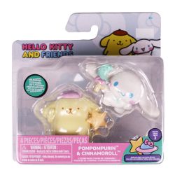 SANRIO -  POMPOMPURIN & CINNAMOROLL DREAMLAND FIGURES -  HELLO KITTY AND FRIENDS 2