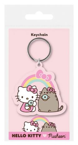 SANRIO X PUSHEEN -  PVC KEYCHAIN 