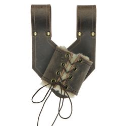 SCABBARDS -  GUILLAUME'S SCABBARD WITH FUR - BROWN (LARGE)
