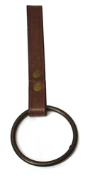 SCABBARDS -  LEATHER SUPPORT WITH RING (BROWN)