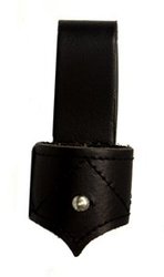 SCABBARDS -  SMALL LEATHER DAGGER HOLDER - BLACK