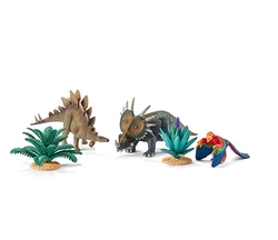 SCHLEICH FIGURE -  AT HOME WITH THE HERBIVORES -  DINOSAURS 42260