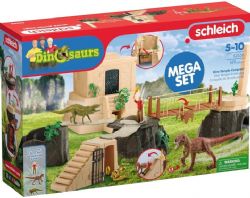 SCHLEICH FIGURE -  CONQUEST OF THE DINO TEMPLE MEGA SET -  DINOSAURS 42656