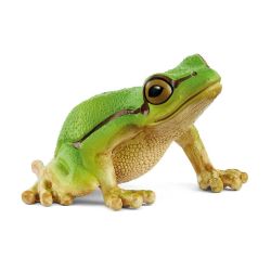 SCHLEICH FIGURE -  EUROPEAN TREE FROG (2 X 1,8 X 1,2 INCH) -  WILD LIFE 14882