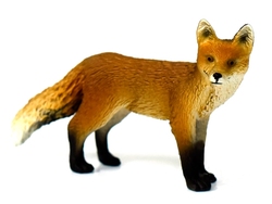 SCHLEICH FIGURE -  FOX (2.2 X 1.1 X 2.2 INCH) -  WILD LIFE 14782