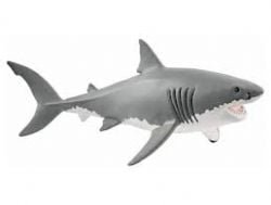 SCHLEICH FIGURE -  GREAT WHITE SHARK (2 X 6.5