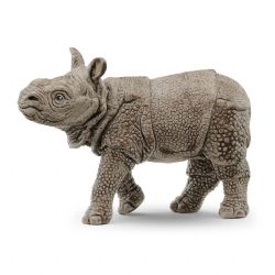 SCHLEICH FIGURE -  INDIAN RHINOCEROS BABY -  VIE SAUVAGE 14860