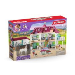 SCHLEICH FIGURE -  LAKESIDE COUNTRY HOUSE AND STABLE -  HORSE CLUB 42706