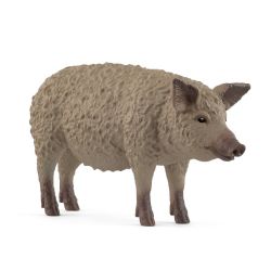 SCHLEICH FIGURE -  MANGALICA PIG (4 X 1.2 X 2.6 INCH) -  FARM WORLD 13933