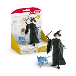 SCHLEICH FIGURE -  PROFESSOR MCGONAGALL & PATRONUS -  HARRY POTTER 42682