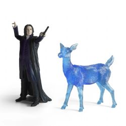 SCHLEICH FIGURE -  PROFESSOR SNAPE & PATRONUS -  HARRY POTTER 42683