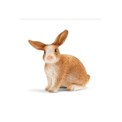SCHLEICH FIGURE -  RABBIT (1.8 INCH) -  FARM WORLD 17066