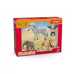 SCHLEICH FIGURE -  WILD LIFE AFRICA STARTER SET -  WILD LIFE 42721