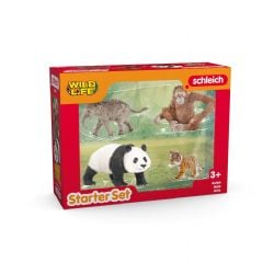 SCHLEICH FIGURE -  WILD LIFE ASIA STARTER SET -  WILD LIFE 42736