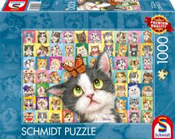 SCHMIDT PUZZLE -  CAT MIMIC (1000 PIECES)