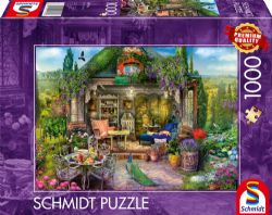 SCHMIDT PUZZLE -  DREAM GARDEN AMONG THE VINEYARDS (1000 PIECES)