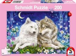 SCHMIDT PUZZLE -  FRIENDS OF PLUSH WOLVES (200 PIECES)