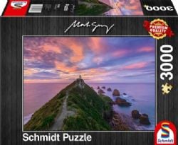 SCHMIDT PUZZLE -  NUGGET POINT LIGHTHOUSE, NEW ZEALAND (3000 PIECES) -  MARK GRAY