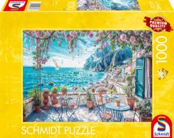 SCHMIDT PUZZLE -  TERRACE BY THE SEA (1000 PIECES)