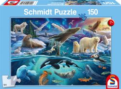 SCHMIDT PUZZLE -  THE GREAT NORTH ANIMALS (150 PIECES)