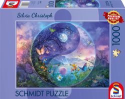 SCHMIDT PUZZLE -  YIN AND YANG - FANTASTIC INSECT WORLD (1000 PIECES) -  SILVIA CHRISTOPH