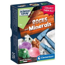 SCIENCE & PLAY -  MINI DIG KIT - ROCKS AND MINERALS (ENGLISH)