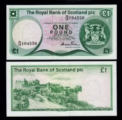 SCOTLAND -  1 POUND 1982-1985 (UNC) - ROYAL BANK OF SCOTLAND PLC 341