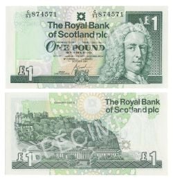 SCOTLAND -  1 POUND 1988-2001 (UNC) - ROYAL BANK OF SCOTLAND PLC 351