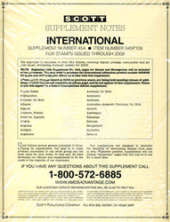 SCOTT INTERNATIONAL -  2009 45A SUPPLEMENT (PART 1)