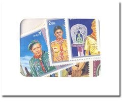 SCOUTINGS -  50 ASSORTED STAMPS - SCOUTINGS
