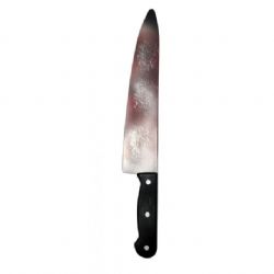 SCREAM -  GHOST FACE KNIFE WITH FAKE BLOOD