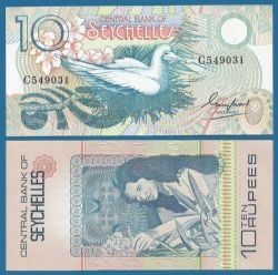 SEYCHELLES -  10 RUPEES 1983 (UNC)