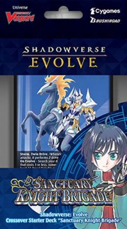 SHADOWVERSE EVOLVE -  CROSSOVER STARTER DECK - SANCTUARY KNIGHT BRIGADE (ENGLISH) -  CARDFIGHT!! VANGUARD CSD03A