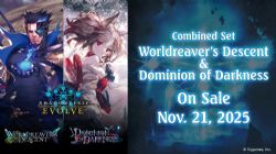 SHADOWVERSE EVOLVE -  WORLDREAVER'S DESCENT AND DOMINION OF DARKNESS - BOOSTER PACK (P8/B12) (ENGLISH) -  COMBINED SET BP12-13