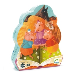 SHAPED PUZZLE -  THE THREE LITTLE PIGS (24 PIECES) - 3+