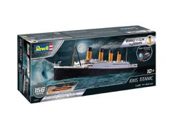 SHIP -  TITANIC W/ 3D PUZZLE DIORAMA - 1/600