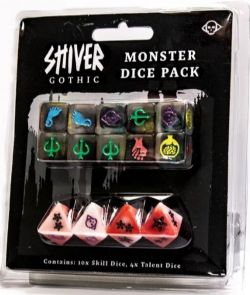 SHIVER RPG -  GOTHIC - MONSTROUS ARCHETYPE DICE PACK -  RPG DICE