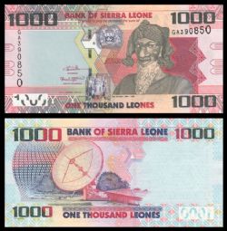 SIERRA LEONE -  1000 LEONES 2016 (UNC) 30C